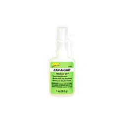 Pacer Technology (Zap) Zap-A-Gap Adhesives, 1 oz, White (PT-02), Pack of Four
