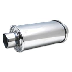 Vibrant Performance 1141 2.5' Ultra Quiet Resonator, Silver