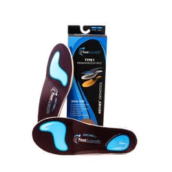 FootScientific¨ Arches Type 1 (Flat Feet) Orthotic Shoe Insoles, MenÕs Size 10-10.5 / WomenÕs Size 12-12.5