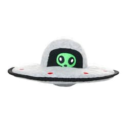 TUFFY - World's Tuffest Soft Dog Toy - Alien- UFO - Squeaker- Multiple Layers. Made Durable, Strong & Tough. Interactive Play (Tug, Toss & Fetch). Machine Washable & Floats. (Regular)