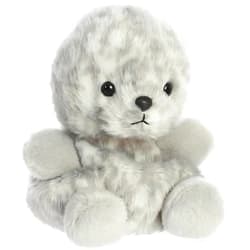 Aurora® Adorable Palm Pals™ Marina Harbor Seal™ Stuffed Animal - Pocket-Sized Play - Collectable Fun - Grey 5 Inches