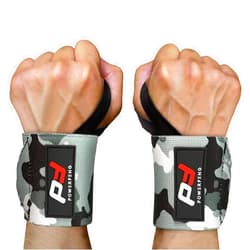 Powerfeng Wrist Wraps Support Weight Lifting: Weightlifting Wrist Wraps Powerlifting Strength - Gym Benching Wrist Wrap Powerlifting for Men ＆ Women - Wristwraps for Bodybuilding