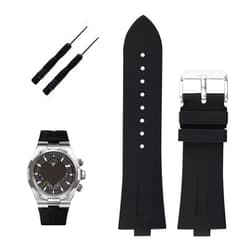 XIW Compatible for Vacheron Constantin Overseas 25mm*8mm Rubber Watch Band Replacement for men Silicone Wirstband Strap women Bracelet