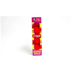 Murphy's Magic Supplies, Inc. 2 inch PRO Sponge Ball (Red) Box of 4 from Magic by Gosh