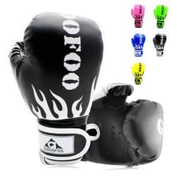 GROOFOO Kids Boxing Gloves 4oz 6oz 8oz Punching Gloves for Kids Youth Traning Gloves for Punching Bag Kickboxing Sparring Muay Thai MMA Fight Gloves