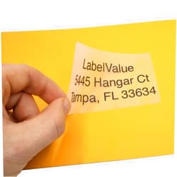 LABEL VALUE.COM LabelValue Brand LV-30269 Clear Shipping Labels - Compatible with Dymo Printers - 300 Labels/Roll, 2-5/16