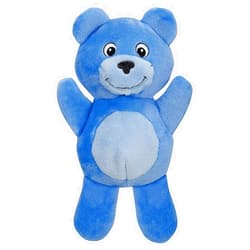 SmartPetLove Tender-Tuffs - Comfort Plush - Tough Dog Toy - Proprietary TearBlok Technology - Soft Blue Bear with Squeaker