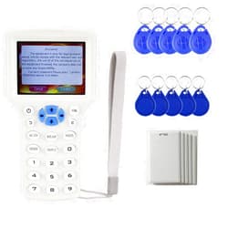 JYT-TOOLS RFID Copier Writer Readers Duplicator 125KHz 13.56MHz Programmer NFC Smart 10 Frequency Key fob Cards Reader UID Decoder