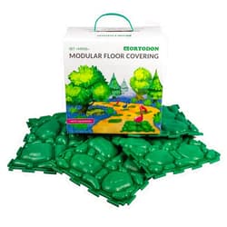 OrthoDon Moss Modular Sensory Massage Game Mats for Kids - Orthopedic Puzzle Mats 25x25 cm