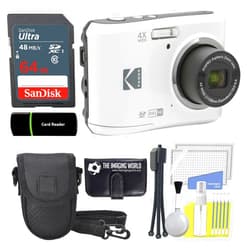 The Imaging World Kodak PIXPRO FZ45 16MP Digital Camera 4X Optical Zoom 27mm Wide Angle 1080P Full HD Video 2.7