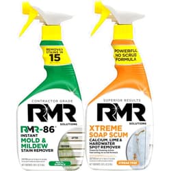 RMR Brands RMR-86 Instant Mold and Mildew Stain Remover Spray and RMR - Xtreme Soap Scum Remover, No-Scrub Bathroom Cleaner for Soap Scum