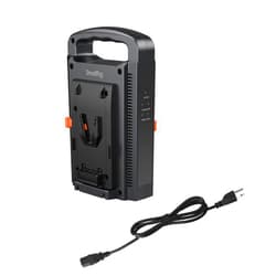 SmallRig Dual Channel V Mount Battery Charger, V-Mount/V-Lock Battery Charger for V Mount Battery, Fits for SmallRig V Mount Battery VB50 / VB99 / VB99 Pro / VB155 / VB212-4450
