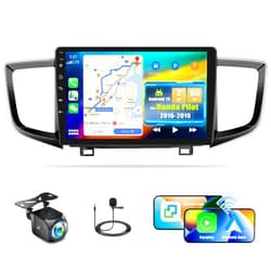 OiLiehu 2G+64G Android 13 Car Stereo for Honda Pilot 2016 2017 2018 2019 with Wireless Carplay Android Auto,10.1'' Touchscreen Honda Pilot Car Radio with GPS Navigation Bluetooth,WiFi/FM/RDS,SWC+Backup Camera
