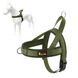 Plutus Pet No Pull Dog Harness with Breathable Mesh Padded, Adjustable Reflective Escape Proof Dog Harness, Quick Fit Dog Vest Harness for Small Medium Large Dogs(M, Ranger Green)