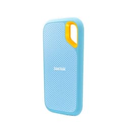 SanDisk 2TB Extreme Portable SSD - Up to 1050MB/s, USB-C, USB 3.2 Gen 2, IP65 Water and dust Resistance, Updated Firmware, Sky Blue - External Solid State Drive - SDSSDE61-2T00-G25B