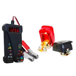 MOTOPOWER MP0514A 12V Battery Tester with MP69011 Quick Release Battery Terminal Connectors