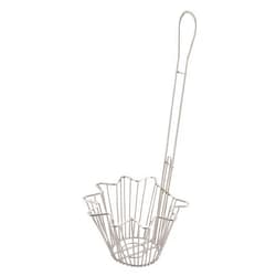 Winco TB-20 Taco Salad Bowl Fry Basket, Round, 18