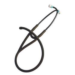 TRUAEVUM Compatible with/Replacement for Master Cardiology (r) and Cardiology III (r) Littmann (r) Stethoscope TUBING - 7mm Binaurals K7 BlackBlack