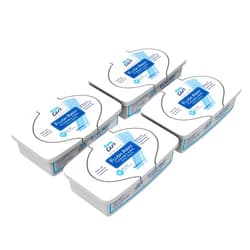 Dynarex DynaCare Flushable Wipes, Wet Bathroom Hygiene Wipes for Adults, Alcohol Free, Safe for Sewers and Septic Systems, 9” x 13” wipes, 4 Tubs of 60-Count Wipes, Dynarex Flushable Wipes