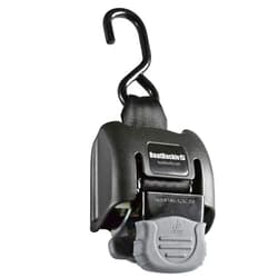BoatBuckle G2 Retractable Bow Transome Tie-Down (2-Inch x 43-Inch, Black)