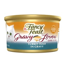 Fancy Feast Purina Fancy Feast Gravy Lovers Turkey Feast Grilled Gourmet Cat Food in Wet Cat Food Gravy - (Pack of 24) 3 oz. Cans