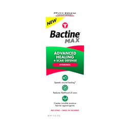 Bactine MAX Advanced Healing Hydrogel with Scar Defense - Faster-Healing & First Aid Infection Protection with Natural Ingredients - Scar Prevention Gel - 0.75oz