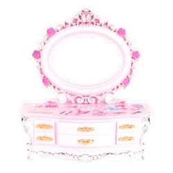 LYBLY Musical Jewelry Storage Box, Ballerina Jewelry Box for Girls Musical Music Box Jewelry Boxes Organizers with Mirror Kids Jewelry Box/527