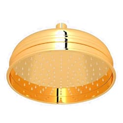 Rohl 1037/8IB SHOWERHEADS, 8-Inch Diameter, Italian Brass