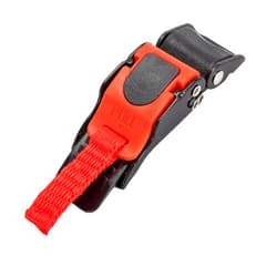 ZBGUN 1 PC Motorcycle Helmet Buckle, Helmet Quick Release Cross Buckle, Helmet Chin Strap Adapter Special Lock Buckle Fits Half Helmet 3/4 Helmet Full Face Helmet, Universal Helmet Accessories (Red)