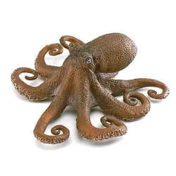 DOYIFUN Realistic Ocean Octopus Model Toys, Simulated Sea Octopus Animals Figurine Collection Playset Sea Creature Science Educational Props(Octopus)