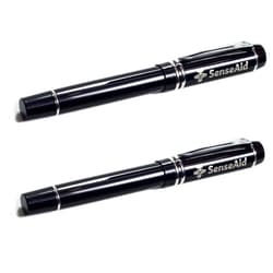 SenseAid Weighted Pens for Tremors | Parkinsons Pens for Arthritic Hands. Heavy Weighted Rollerball Pens to Aid Writing for Elderly or for Children (2 Pack)