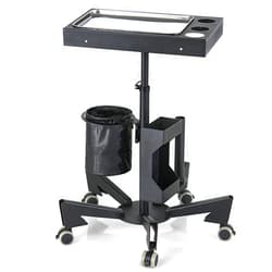 TATARTIST Salon Tray Cart Tattoo Tray Rolling Trolley Adjustable Height Salon Tray on Wheels Storage Utility Cart Mobile Instrument Tray Station for Tattoo Spa Hair Beauty