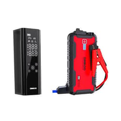 GOOLOO Jump Starter Battery Pack - 1500A Peak Car Jump Box & GOOLOO GT150 Tire Inflator Portable Air Compressor