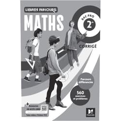 French Edition by Fabien Auchère (Author), Isabelle Baudet (Author), Sarah Bouyanzer (Author), Ludivine Druel-Lefebvre (Author), Hervé Gabillot (Author), Denise Laurent (Author), Ludivine Selle (Author) & 3 more Libres parcours - Maths 2de Bac Pro - Éd. 2025 - Corrigé