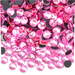 BEADSLAND 6000PCS Hotfix Rhinestones Bulk, Dark Pink Rhinestones for Crafts Clothes,Hotfix Crystals DIY Decoration, SS10, 2.7-2.9mm