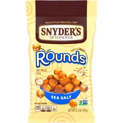 Snyder's of Hanover Pretzels, Rounds, Sea Salt, 3.5 Ounce