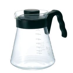 Hario V60 Glass Coffee Server, 1000ml, Black
