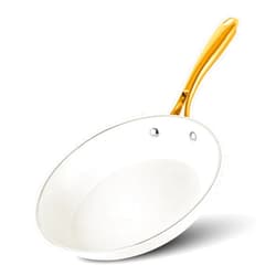GOTHAM STEEL 10 Inch Non Stick Frying Pan Nonstick Pan with Ceramic Copper Coating for Long Lasting Nonstick Frying Pan Skillet for Cooking with Stay Cool Handle, Oven/Dishwasher Safe, Non Toxic…