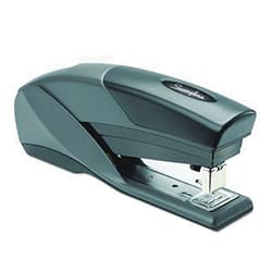 Swingline 66402 Optima 25 Reduced Effort Stapler, Full Strip, 25-Sheet Capacity, Gray/Orange