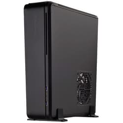Silverstone Technolgo Aluminum Unibody Mini-Itx Small Form Factor Computer Case Support in Black FTZ01B-USA
