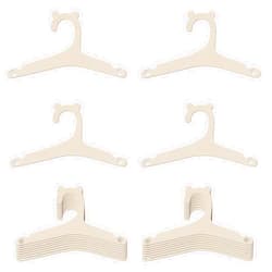 Hongma 20 Packs Wooden Baby Hangers for Baby Clothes, Cute Bear Ears Wood Newborn Baby Girl Boy Hangers for Nursery 9 Inch Kids Toddlers Children Infant Hangers for Baby Shower Crate Closet Clothing Storage