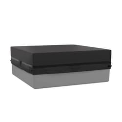 Birodeko Outdoor Hot Tub Cover, Heavy Duty 800D Waterproof SPA Cover, UV Protection Weatherproof 95×95 Inch SPA Cover for Hot Tub, Black