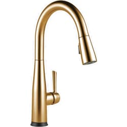 Delta Faucet Essa Touch Kitchen Faucet, Gold Kitchen Faucets with Pull Down Sprayer, Kitchen Sink Faucet, Touch Faucet for Kitchen Sink, Delta Touch2O Technology, Champagne Bronze 9113T-CZ-DST