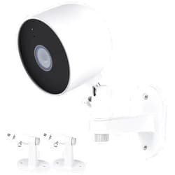 Wochel 2Pack Adjustable Security Wall Mount Bracket for Google Nest Cam Outdoor or Indoor, Battery, Perfect View Angle for Your Security Camera System - White