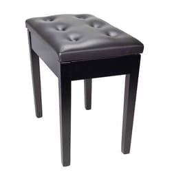 RockJam Padded Wooden Piano Bench Stool with Storage (RJKBB500)