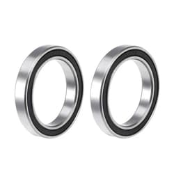 uxcell 6806-2RS Deep Groove Ball Bearing 30x42x7mm Double Sealed ABEC-3 Bearings 2-Pack