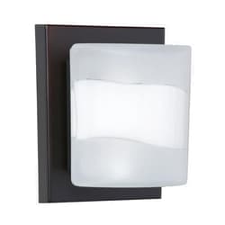 Besa 1WS-787399-BR Contemporary Modern One Light Wall Sconce from Paolo Collection in Bronze/Dark Finish,