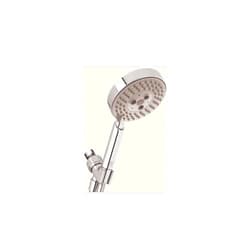 hansgrohe Raindance S Easy Install 4-inch Handheld Shower Head Set Modern 3 Spray RainAir, BalanceAir, Whirl Air Infusion with Airpower with QuickClean with Hose in Chrome, 2 GPM, 04518000