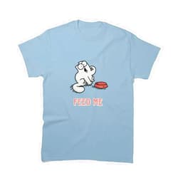 GLOZILI Unisex T-Shirt Simons Friends Cat Cotton Sleeve Tee Birthday Gift Shirt for Men Women Multicolor, Small-5X-Large