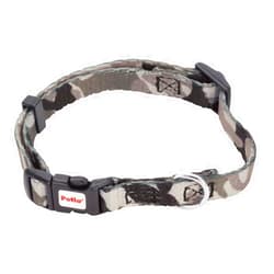 Petio ARFashion Collar, Camouflage Color, Gray, for Ultra-Small Dogs, Size SS